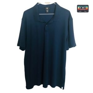 Calvin Klein Polo Shirt Dark Blue Sz XL/XG Cotton